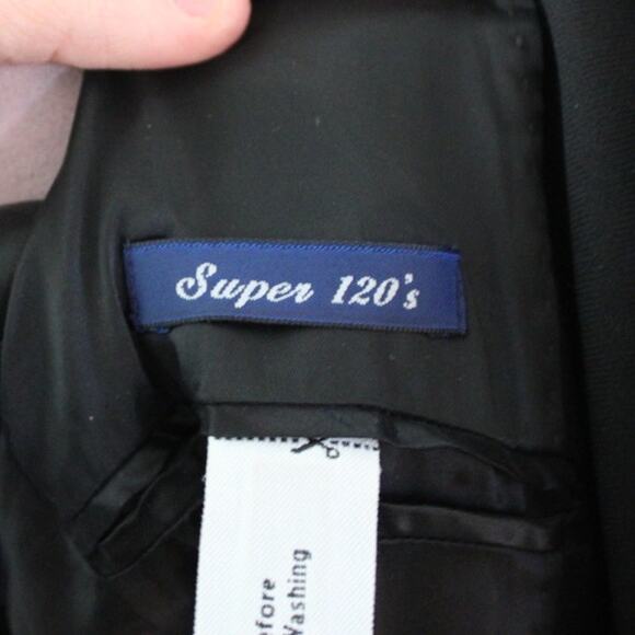 J. Crew Women's Black 100% Wool Super 120s Blazer Jacket Size 4 - Picture 4 of 7